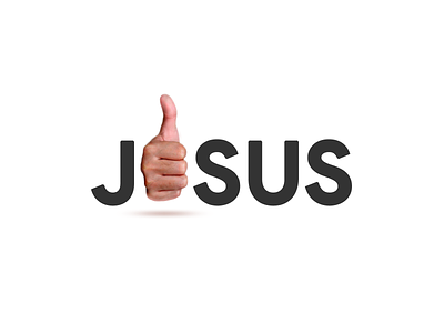 Like Jesus 👍 2d 3d bible christian christian design christian designer christian logo christianity facebook faith hand hands jesus like object typography typography art verse word words