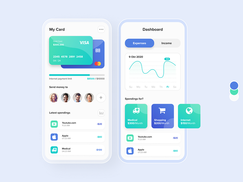 Wallet Monitoring - Interface by Juliansyah on Dribbble