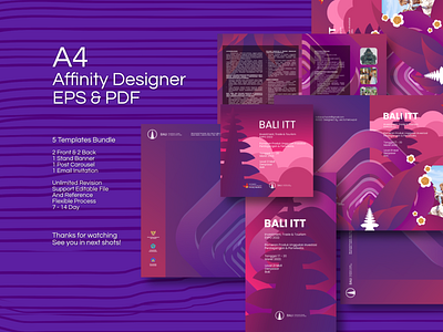 Bundling Templates Pack affinity designer background brand design business byhelowpal campaign company cover digital art magazine presentation profile social media vector art visual design