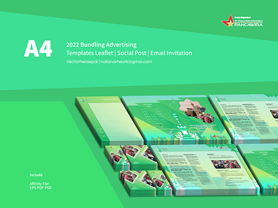 A4 Jogja Templates Portfolio abstract affinity designer business byhelowpal campaign company concept art cover digital art flyer indonesia jogja layout magazine template vectorhelowpal