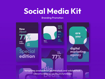 Social Media Kit | Branding Digital Agency