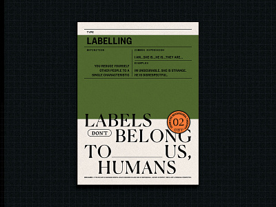 Labels Don't Belong To Us, Humans colour design digital poster poster series type art typedesign typeface typography typography poster