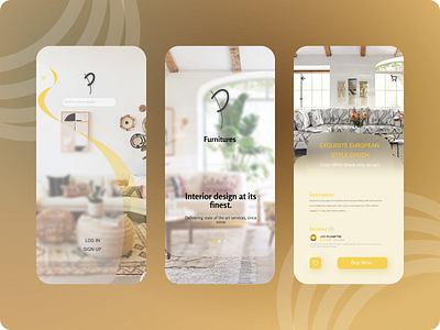 Furniture E-Commerce Mobile App app business commerce design icon mobile ui ux