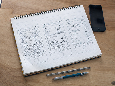 Ui Sketch by Anthony Lagoon for Underbelly on Dribbble