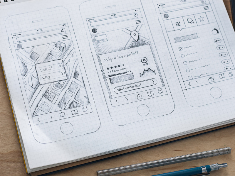 Ui Sketch by Anthony Lagoon for Underbelly on Dribbble
