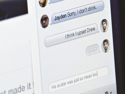 Secret Message app apple messaging sms ui