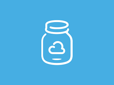 Jar Logo Proposal branding cloud jar logo shadow