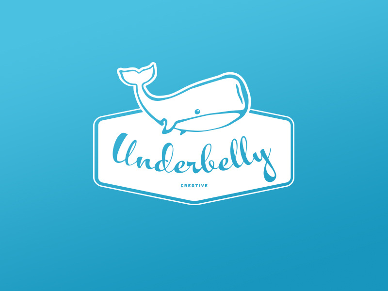 Monotone logo logo branding whale underbelly