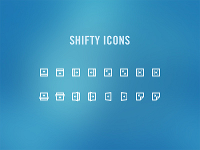 Shifty Icons animation curl curl icon fade flip flip icon icon icon set move icons pop push transition transition icons ux
