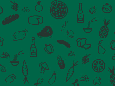 Whole Foods Pattern design food fruits icon pattern produce vector vegetables wholefoods