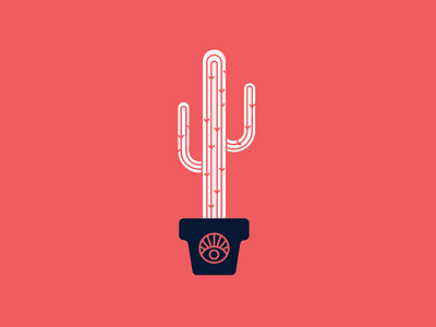 Cacti Lyfe blue cactus eye occult pink texas