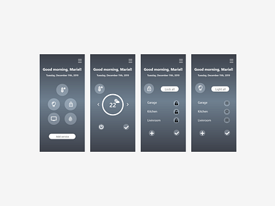 Daily UI: Home Monitoring Dashboard  #021