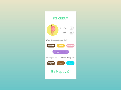Daily UI: Customize product #033 @challenge @customize @daily ui @mobile @product app design ui ux