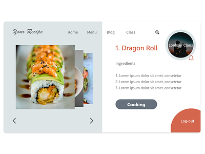 Daily UI Recipe  #040