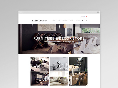 Furniture Store ecommerce furniture store webdesign website