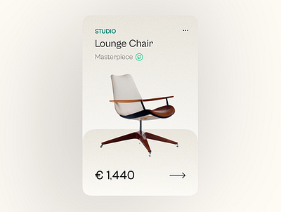 Undefined UI #5 card design flat furniture gradient luxury minimal ui