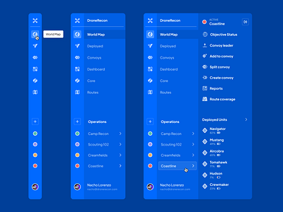 Undefined UI #6 app dashboard design desktop drone flat manager minimal sidebar ui ux