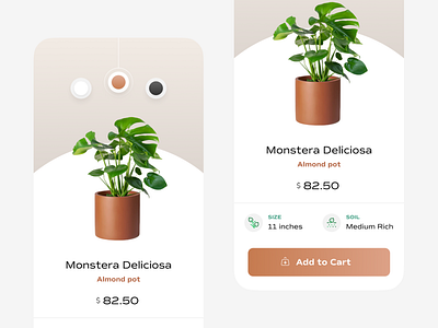 Undefined UI #12 app botanical design ecommerce minimal plants ui ux