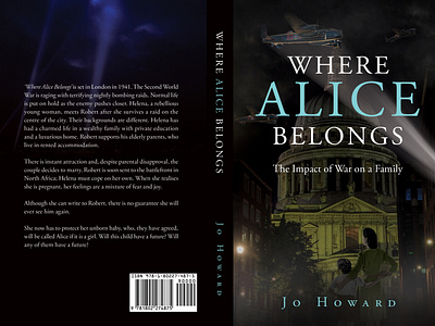 Where Alice Belongs by Jo Howard book cover graphic design publishing