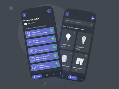 Smart Home App android app app app design design figma graphic design ios design smart home ui ui design uidesign uiux