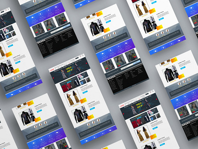 E-Commerce Site UI Design app design icon illustration ui ux webdesign