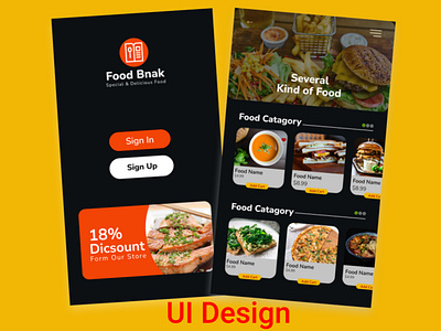 App UI Design app design app ui app ui design food app ui mobile app design ui