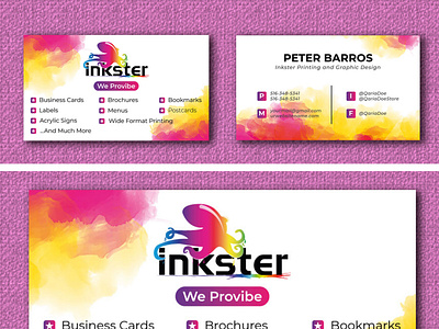 Business Card Design banner banner design branding design flat illustration logo logo design minimal ui