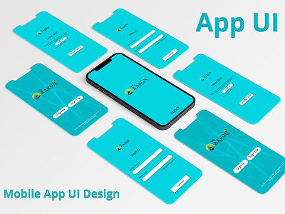 Mobile App UI. 3d android app design animation app ui app ui design branding dashboard figma app graphic design iphone app design landing page logo mobile app ui motion graphics ui