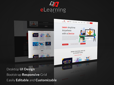 E-Learning Landing Page