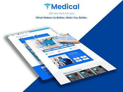 Medical Website landing page (UI Design) doctor ui design landing page medical landing page ui ui design uiux ux ux design uxui website design