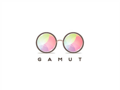 "Gamut" logo illustration logo