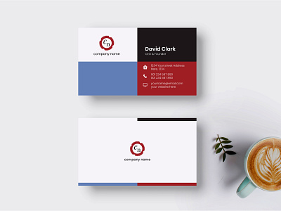 Creative and Clean modern colorful Business Card Template branding creative simple visiting card