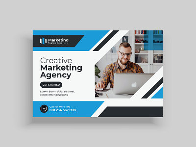 Corporate Modern Business Postcard or EDDM Postcard Template