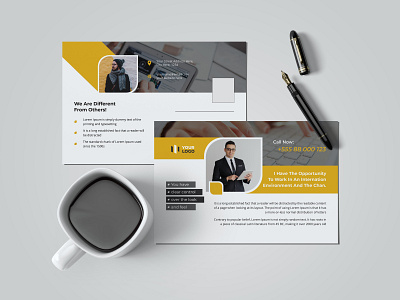 Corporate Creative Business Postcard or EDDM Postcard Template