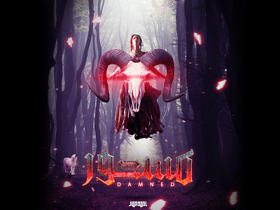 Damnd - مسحور arabic arabic typography design manipulation photo manipulation typography تايبوجرافى