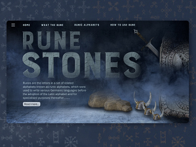 RUNE STONES LANDING PAGE