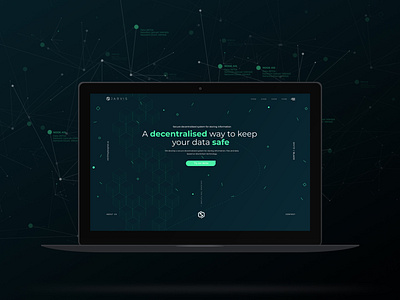 Web Design - Blockchain Company - Dark Version