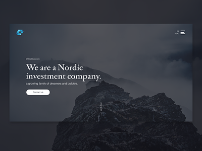 Web Design - Investment Company design logo minimal ui ux web website