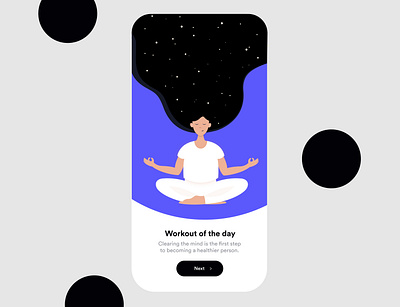 Daily UI 062 dailyui dailyuichallenge design illustration yoga