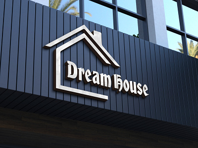 Dream House Logo Design 3d branding dream house logo design free logo free logo design graphic design logo logo ideas logo maker logodesign logomaker logos ui