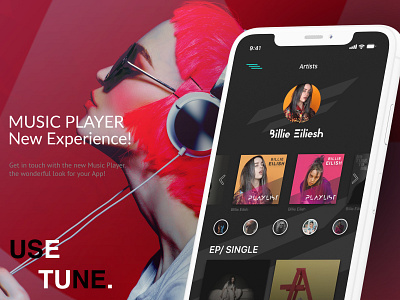 Music Player adobe adobephotoshop adobexd app design graphic graphicdesigner music musicapp musicplayer photo pop ui uidesign uidesigner uidesing uiux ux ui xd design xd ui kit