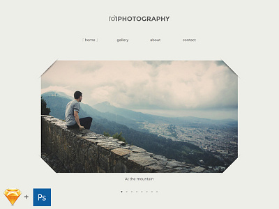 101photography - Free Theme in Sketch & PSD