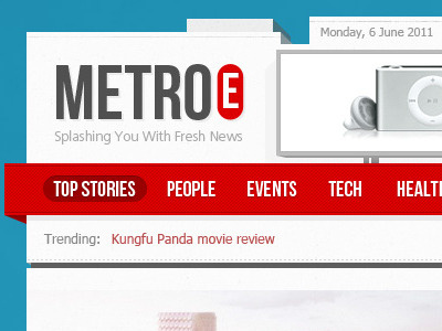 Metro E #2 web design