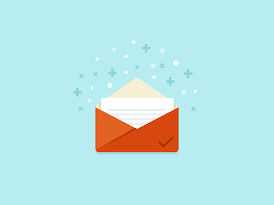 Email sent email icon illustration success