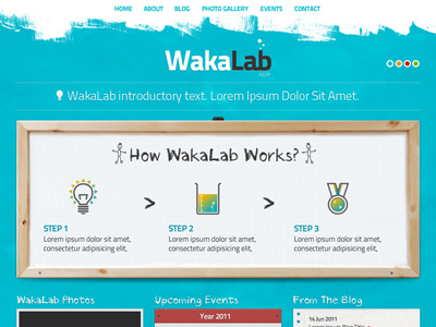 Wakalab web design
