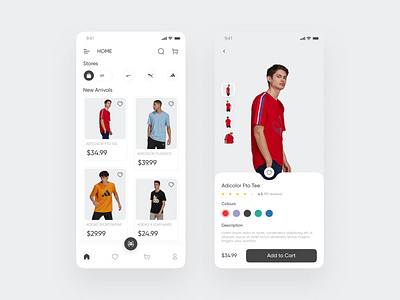 E-Commerce Clothing App app design black checkout cleal clothing colours e commerce shop ecommerce minimal mobile outfit payment shirts shop store ux