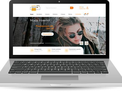 Projeto de uma Landing Page para uma loja online.