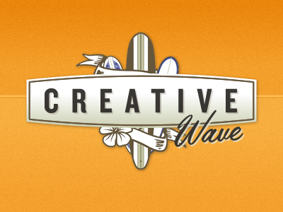Creative Wave anaheimscript orange surf