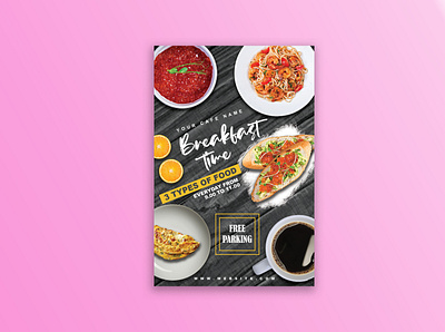 Food Flyer Design Template design food food flyer icon illustration logo ui ux