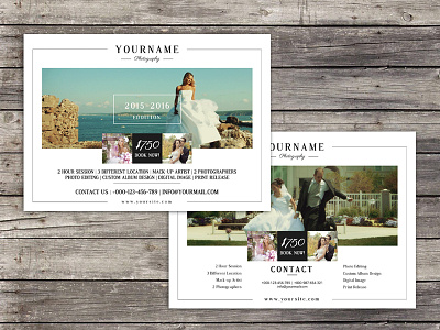 Wedding Mini Session Marketing Template flyer marketing template mini session photographer photography